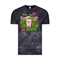 Cloud Black Too cute to pinch charolais calf Vintage Tee - RanaPortraitStore