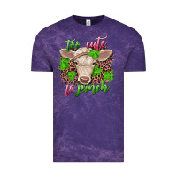Cloud Purple Too cute to pinch charolais calf Vintage Tee - RanaPortraitStore