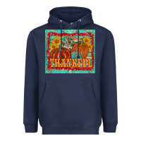 Navy pumpkin sunflower tumbler Heavyweight Hoodie - AdoDesignShop