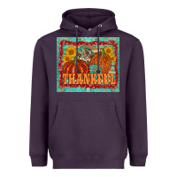 Pumpkin Sunflower Tumbler Heavyweight Hoodie | Teevron