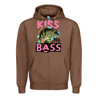 Chestnut kiss my bass Zipper Hoodie - JahusDesignShop