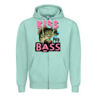 Seafoam kiss my bass Zipper Hoodie - JahusDesignShop