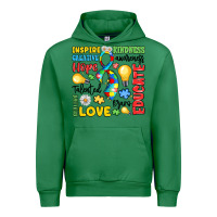 Emerald name puzzle ribbon of inspiration Urban Hoodie - LillyAllenDesigns