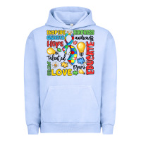 Pigment Grape Ice name puzzle ribbon of inspiration Urban Hoodie - LillyAllenDesigns