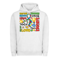 Pigment Lunar Rock name puzzle ribbon of inspiration Urban Hoodie - LillyAllenDesigns