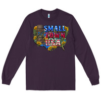 Plum Small town usa 4th of july Long Sleeve Tee - CowGirlArtShop