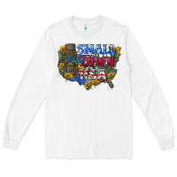 White Small town usa 4th of july Long Sleeve Tee - CowGirlArtShop