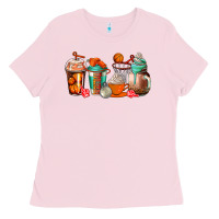 Bubblegum Pink basketball coffee cups Ladies Tee - AdoDesignShop
