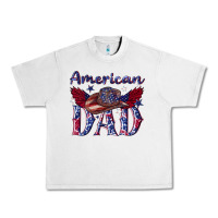 Lunar Rock American dad with cowboy Urban Heavy Tee - texasbilliewilder