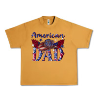 Peanut Butter American dad with cowboy Urban Heavy Tee - texasbilliewilder