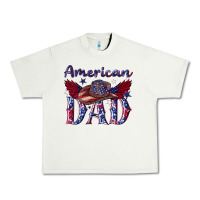 Pistachio American dad with cowboy Urban Heavy Tee - texasbilliewilder