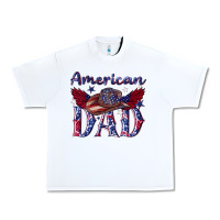 White American dad with cowboy Urban Heavy Tee - texasbilliewilder