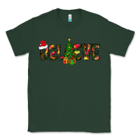 Sports Green believe christmas Classic Tee - CowhideDigitalArt