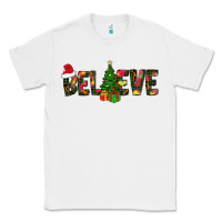 White believe christmas Classic Tee - CowhideDigitalArt