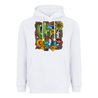 White western cactus with cowboy boots and sunflowers Heavyweight Hoodie - Artiststas