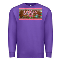 Purple western nurse love  caduceus and arrow license plate template Premium Sweatshirt - BarkalooDesign