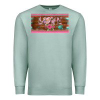 Seafoam western nurse love  caduceus and arrow license plate template Premium Sweatshirt - BarkalooDesign