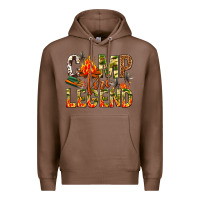 Chestnut camp fire legend Premium Hoodie - NancyCooperArtShop