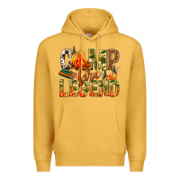 Mustard camp fire legend Premium Hoodie - NancyCooperArtShop
