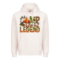 Pale Pink camp fire legend Premium Hoodie - NancyCooperArtShop