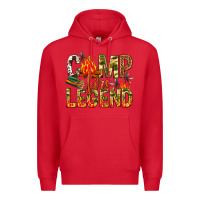 Red camp fire legend Premium Hoodie - NancyCooperArtShop