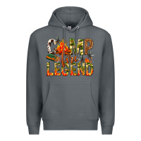 Rock camp fire legend Premium Hoodie - NancyCooperArtShop