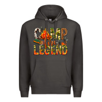 Smoke camp fire legend Premium Hoodie - NancyCooperArtShop