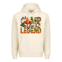 Tofu camp fire legend Premium Hoodie - NancyCooperArtShop