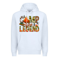 White camp fire legend Premium Hoodie - NancyCooperArtShop
