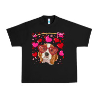 Black valentine's day  beagle Urban Heavy Tee - RanaPortraitStore