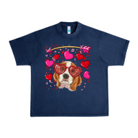Navy valentine's day  beagle Urban Heavy Tee - RanaPortraitStore