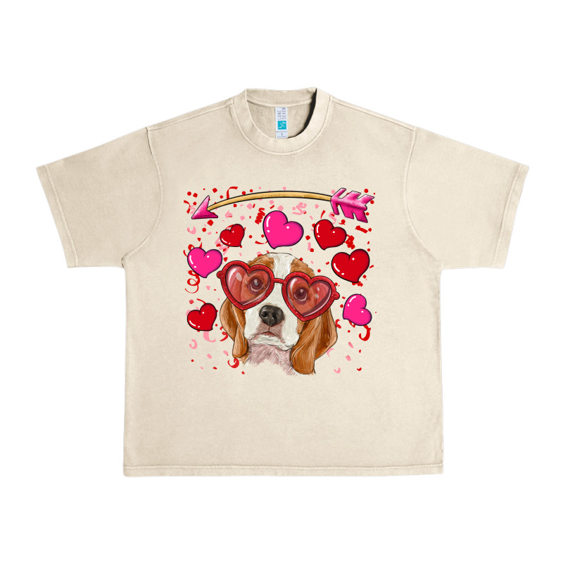 Valentine's Day  Beagle Urban Heavy Tee by RanaPortraitStore | Teevron