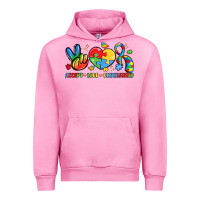 Fuchsia Pink accept love understand Urban Hoodie - LillyAllenDesigns