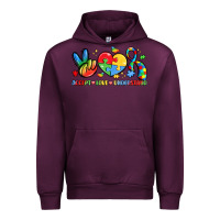 Mauve Wine accept love understand Urban Hoodie - LillyAllenDesigns