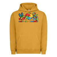 Pigment Peanut Butter accept love understand Urban Hoodie - LillyAllenDesigns