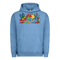 Pigment Pebble Blue accept love understand Urban Hoodie - LillyAllenDesigns