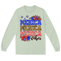 Matcha Merica merica merica vibes Long Sleeve Tee - Neo Western