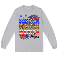Moon Dust Merica merica merica vibes Long Sleeve Tee - Neo Western