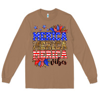 Toasted Coconut Merica merica merica vibes Long Sleeve Tee - Neo Western