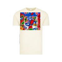 Vintage Arctic puerto rico hearts Vintage Tee - Zillion Design Studio