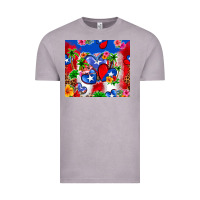 Vintage Zinc puerto rico hearts Vintage Tee - Zillion Design Studio