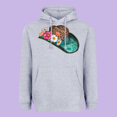 Cowboy Hat Heavyweight Hoodie Designed By Adodesignshop