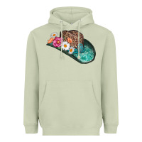 Matcha cowboy hat Heavyweight Hoodie - AdoDesignShop