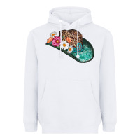 White cowboy hat Heavyweight Hoodie - AdoDesignShop