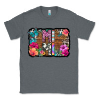 Charcoal Heather mimi floral background Classic Tee - HRA Design Shop