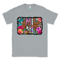 Heather Grey mimi floral background Classic Tee - HRA Design Shop