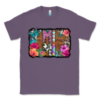 Lavender mimi floral background Classic Tee - HRA Design Shop