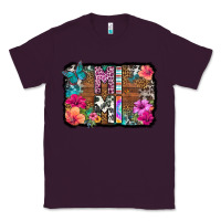 Plum mimi floral background Classic Tee - HRA Design Shop