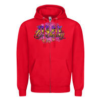Red it's my birthday Zipper Hoodie - AdoDesignShop