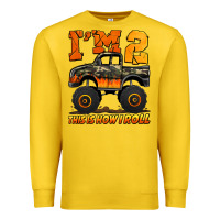 Lemon i'm two this is how i roll monster truck birthday Premium Sweatshirt - Jasminsmagicworld